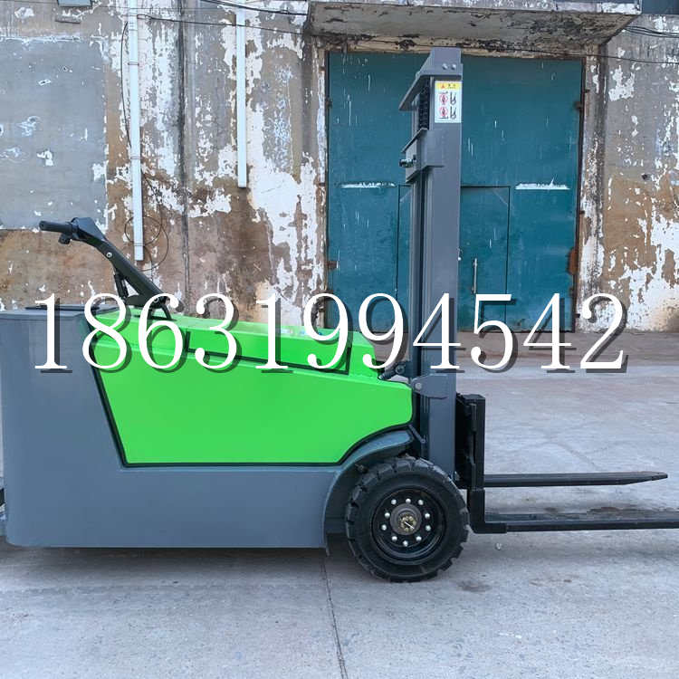 盐山县小型电动叉车1吨2吨步行站驾式电瓶堆高充电装卸车液压升降车铲车
